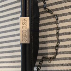 Sigrid Olsen Black Chain Wristlet Clutch